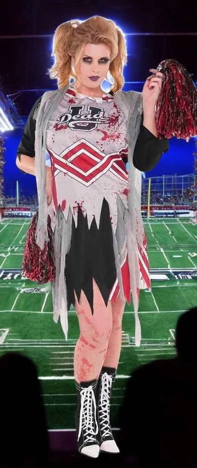 NEW 50% Off Cheerless Zombie or dead cheerleader Halloween costu - photo 2