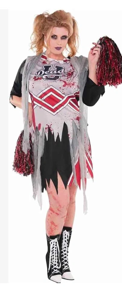 NEW 50% Off Cheerless Zombie or dead cheerleader Halloween costu - photo 5