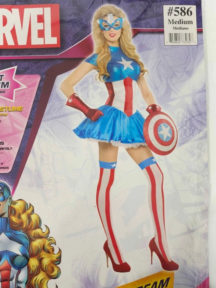 Marvel American Dream Sassy Captain America Deluxe Costume - photo 3