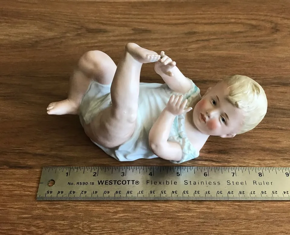 🧡Antique Gebruder Heubach Piano Baby 8" image indicator(2)