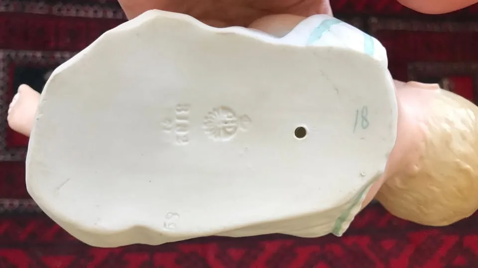 🧡Antique Gebruder Heubach Piano Baby 8" image indicator(4)