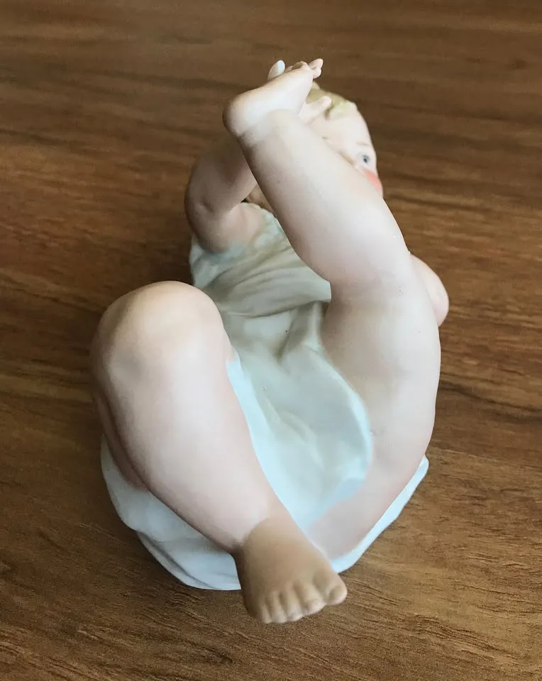 🧡Antique Gebruder Heubach Piano Baby 8" image indicator(6)