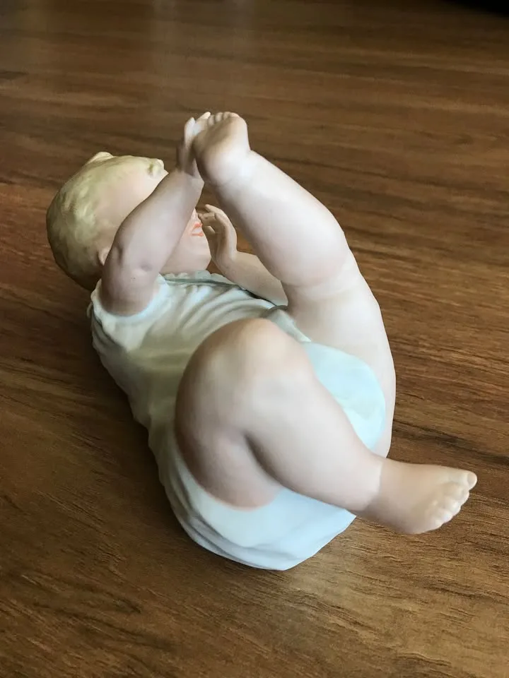 🧡Antique Gebruder Heubach Piano Baby 8" image indicator(7)