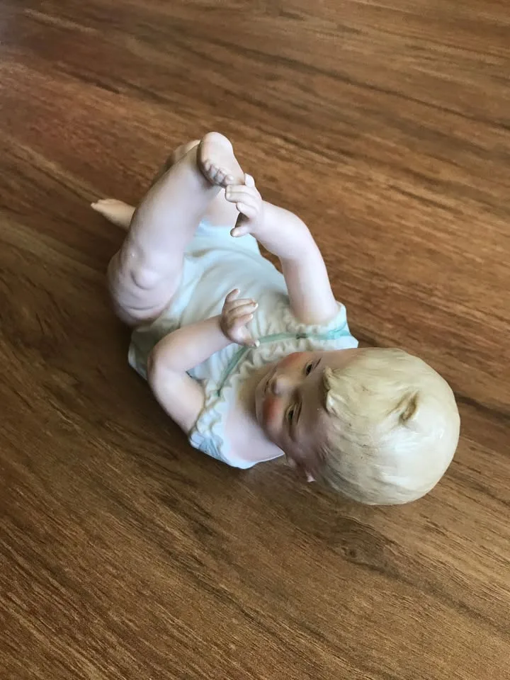 🧡Antique Gebruder Heubach Piano Baby 8" image indicator(8)