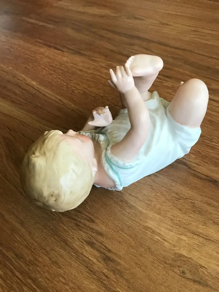 🧡Antique Gebruder Heubach Piano Baby 8" image indicator(9)