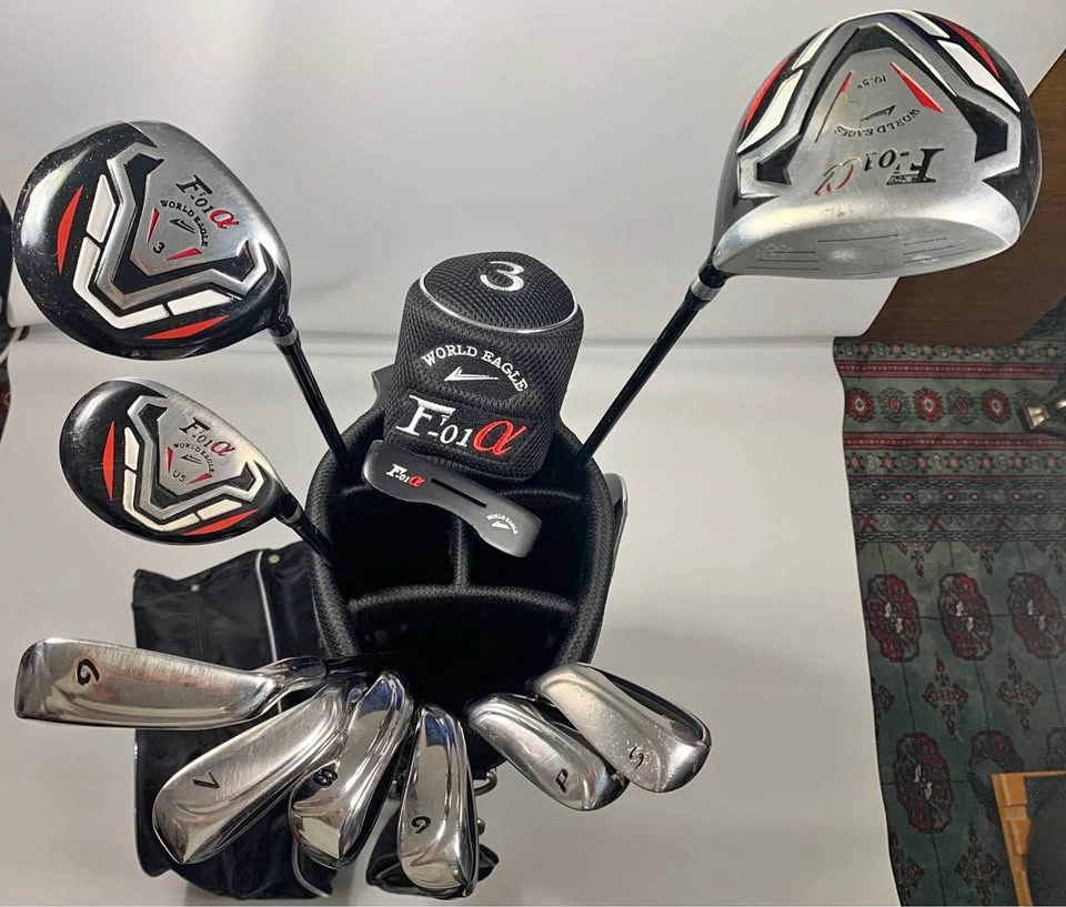 World Eagle Golf Club Set Right-Handed Flex F-01a, Cross Model