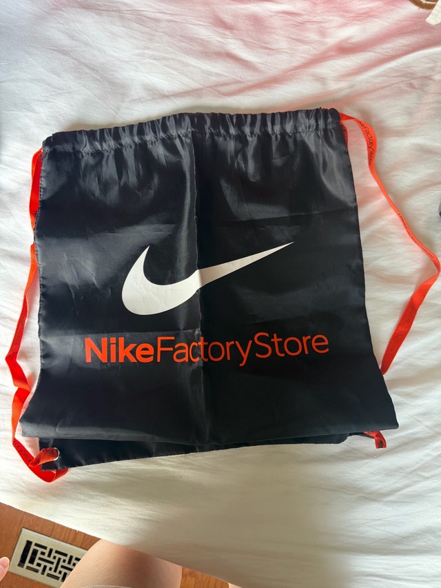 Nike Factory Store Drawstring Bag