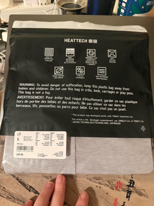 Uniqlo x Alexander Wang Heattech Ribbed Leggings - photo 2