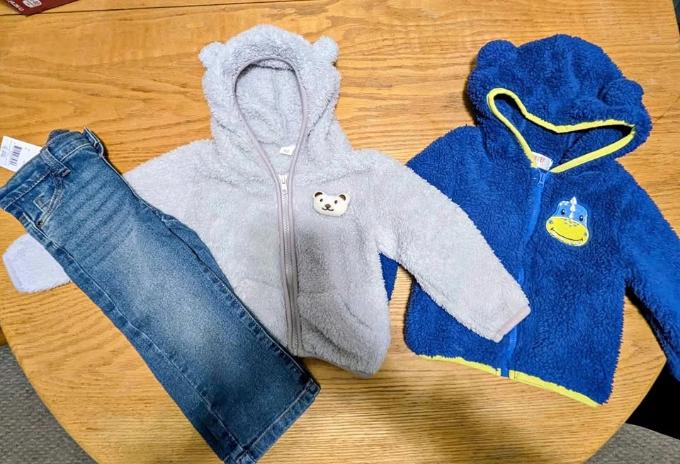 Toddler Boy Jackets and Jeans Bundle (18 months)