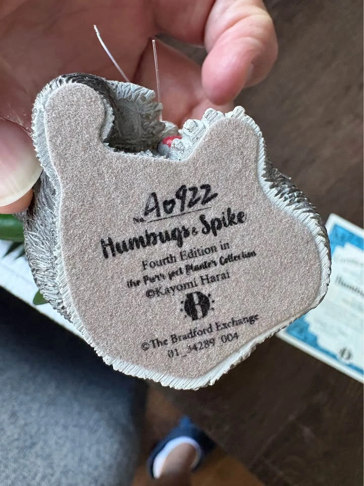 Bradford Exchange Purr-fect Planters Sculpture - Humbugs & Spike - photo 4