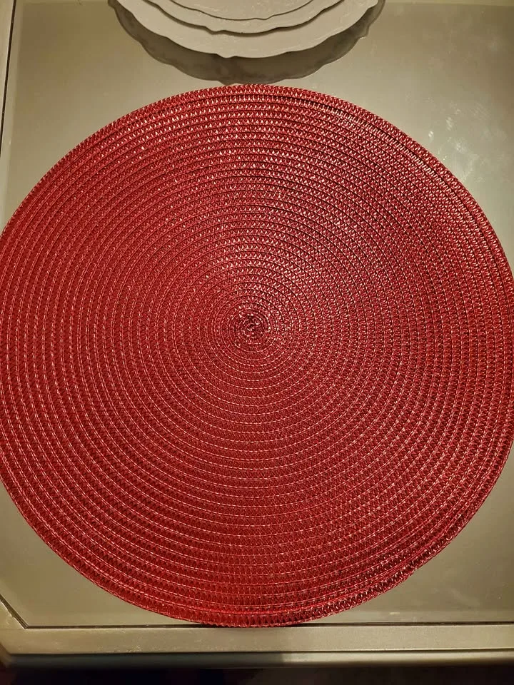 METALLIC RED PLACEMATS image indicator(4)