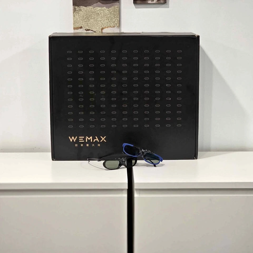 4K Laser Projector Set (3D Compatible + Screen Included)