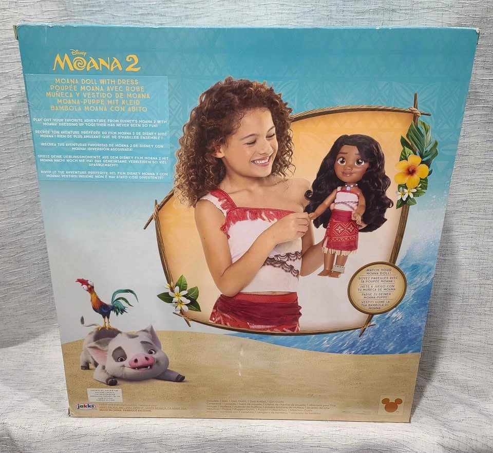 Moana 2 Doll + Matching Child-Size Dress Set - photo 2