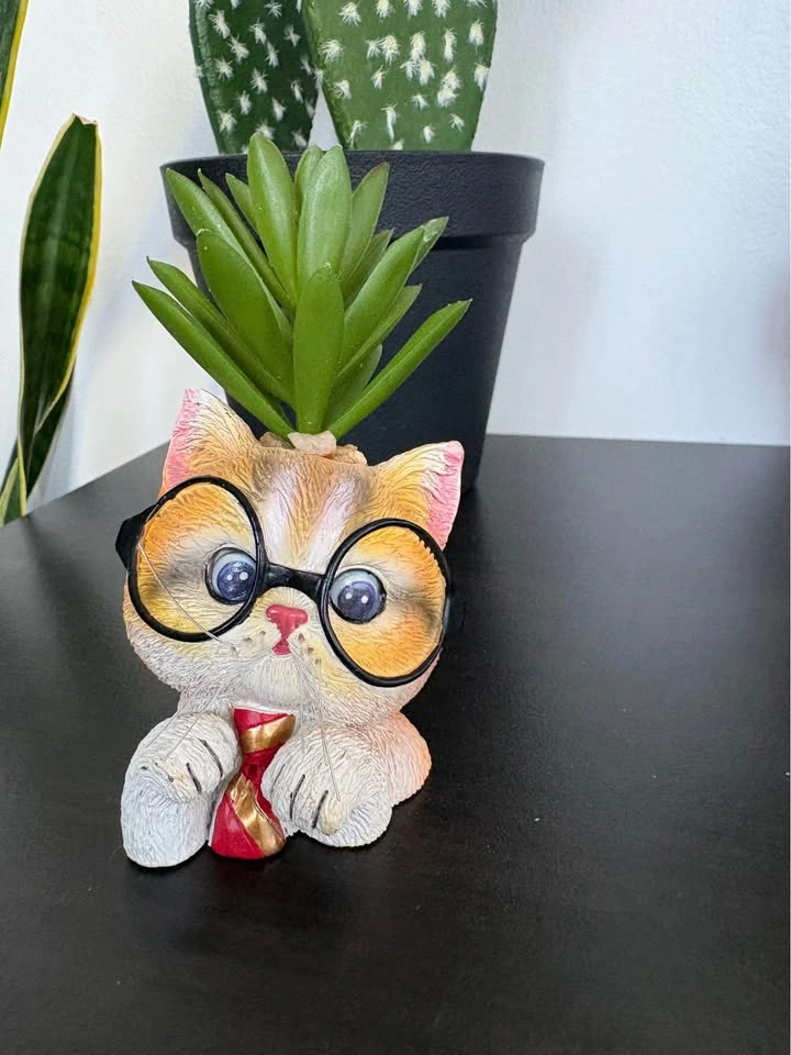Bradford Exchange Purr-fect Planters: Gus & Bella - photo 2
