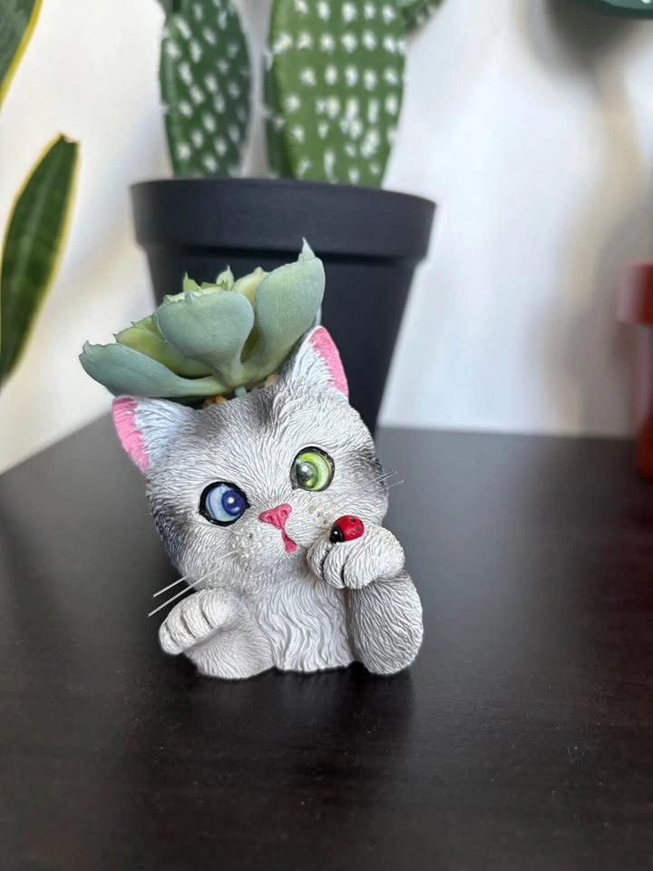 Bradford Exchange Purr-fect Planters: Chonkers & Jinx - photo 3