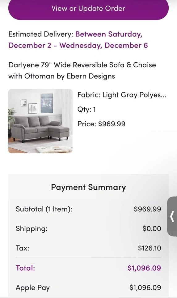 Ebern Designs Darlyene 79" Wide Reversible Sofa & Chaise - photo 4