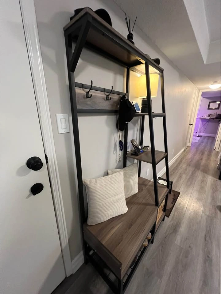 CANVAS Caledon 3-Hook Entryway Coat Rack/Hall Tree - photo 2