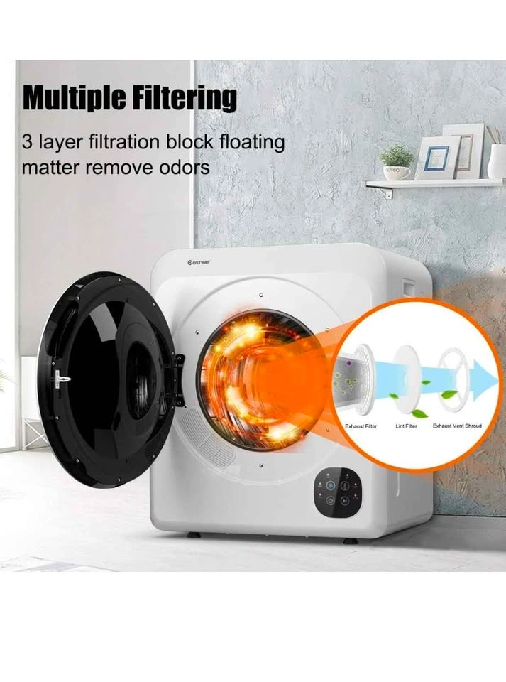 COSTWAY 1700W Portable Clothes Dryer for Apartment - photo 4