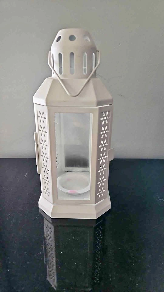 White Metal Decorative Lantern