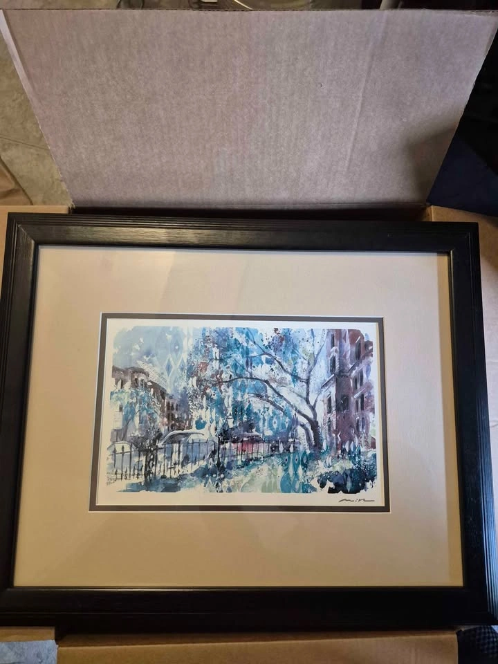 Set of 2 Emile Bellet Framed Art Prints - photo 4