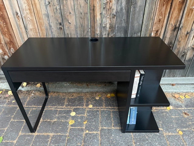 IKEA MICKE vanity / desk with shelving - photo 2