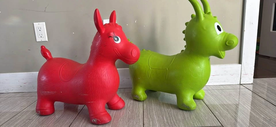 Inflatable Horse and Dragon Hopper Toys