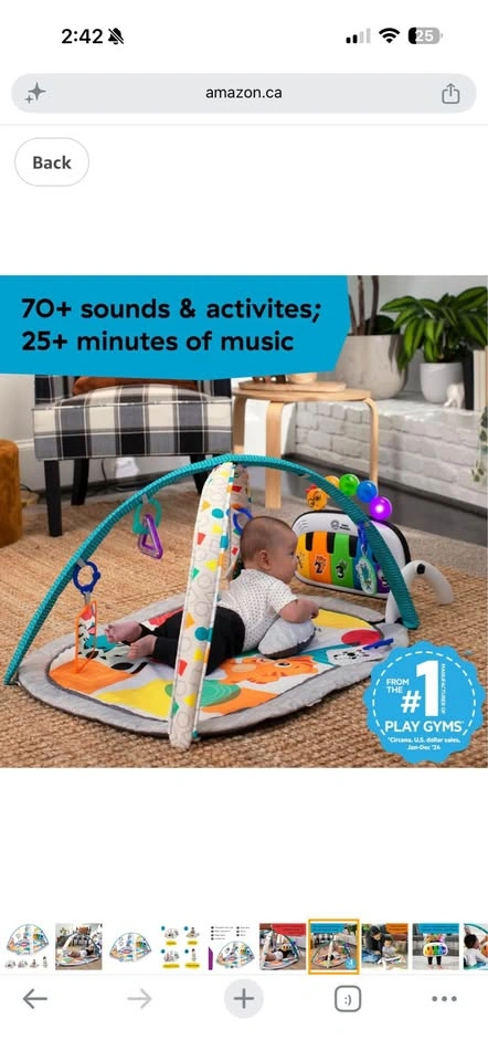 Baby Einstein 4-in-1 Kickin' Tunes Music & Language Play Gym - photo 5