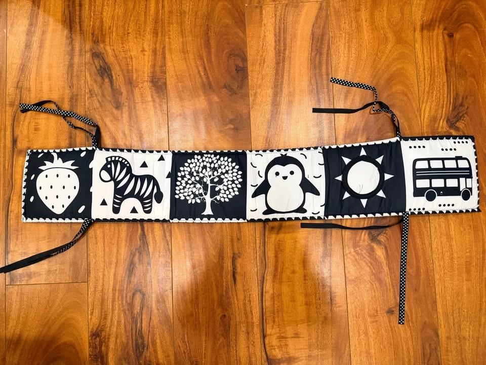 High Contrast Black and White Baby Sensory Book - photo 2