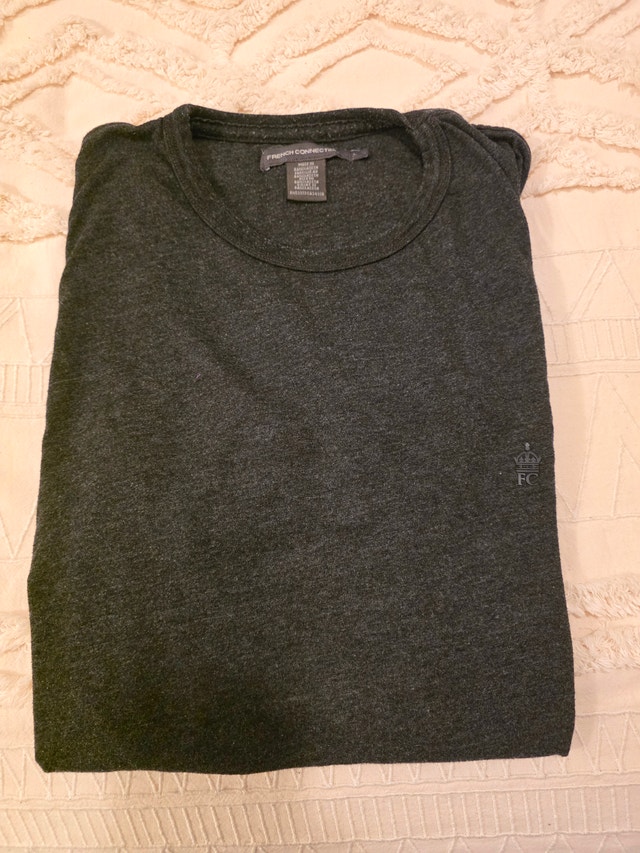 French Connection grey tshirt