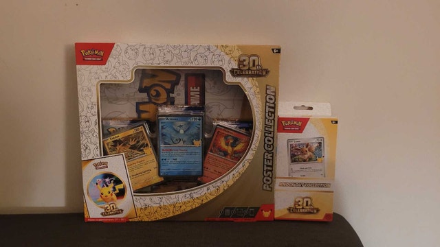Pokemon TCG 30th Celebration Poster and Knockout Collection