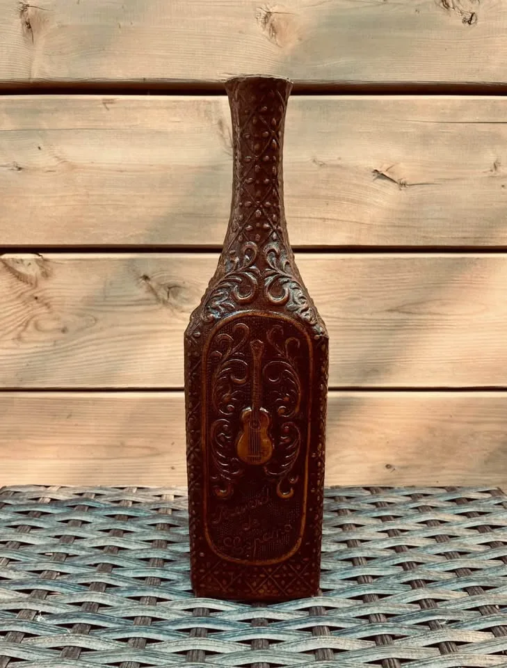 Vintage Spanish Leather Decanter (1950s–1970s) image indicator(4)