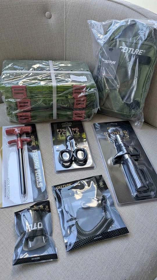 Goture Fishing Tackle Bag, 3600 Tackle Boxes, and Tool Set BNIB