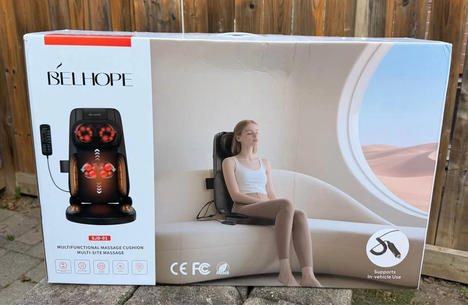 BELHOPE Shiatsu Neck & Back Massager with Heat - photo 3