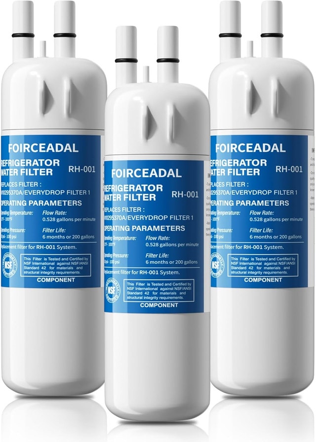 3PK EDR1RXD1 Refrigerator Water Filter Replacement for Whirlpool