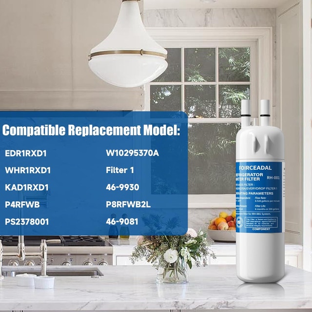 3PK EDR1RXD1 Refrigerator Water Filter Replacement for Whirlpool - photo 4