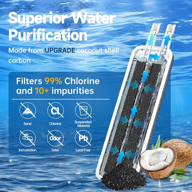 3PK EDR1RXD1 Refrigerator Water Filter Replacement for Whirlpool - photo 5