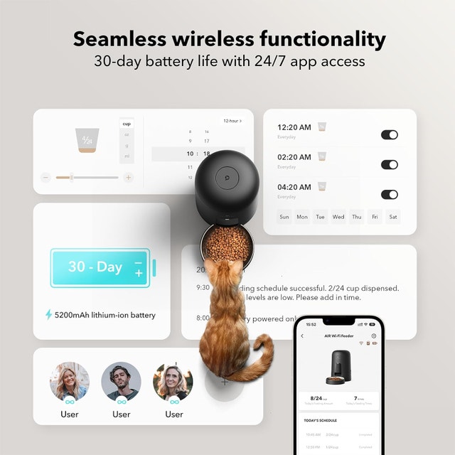 PETLIBRO Wi-Fi Automatic Pet Feeder with App Control 2L - photo 4