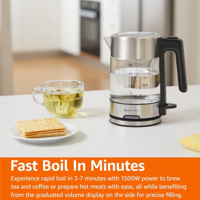 Amazon Basics 1.1-Qt (1.0L) Electric Kettle - photo 4