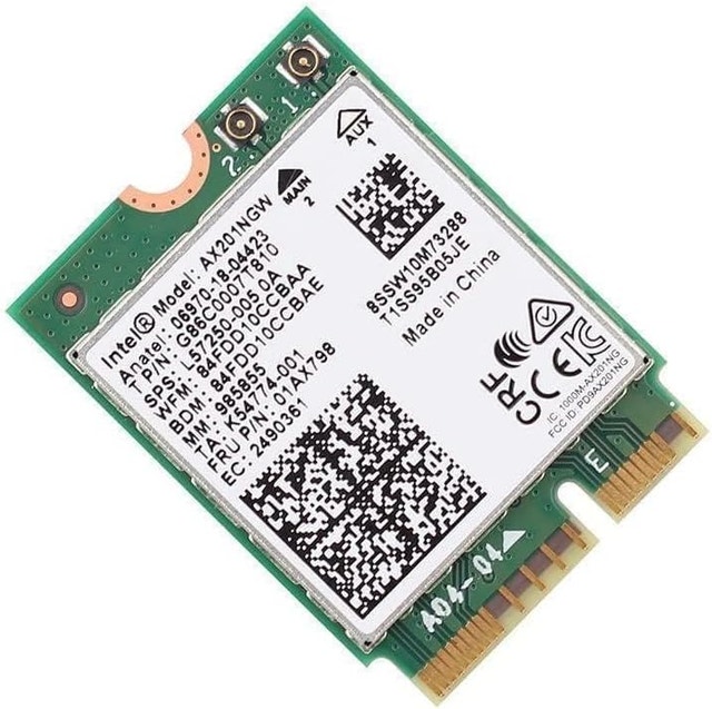 Intel Wi-Fi 6 AX201 M.2 2230 Module (AX201NGW)