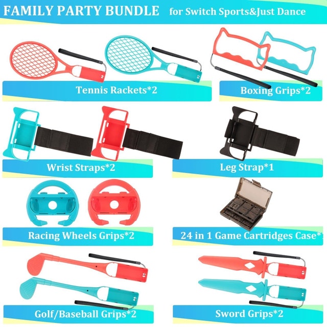 Nintendo Switch Sports Kit - 14 in 1 Switch Sports Bundle - photo 2