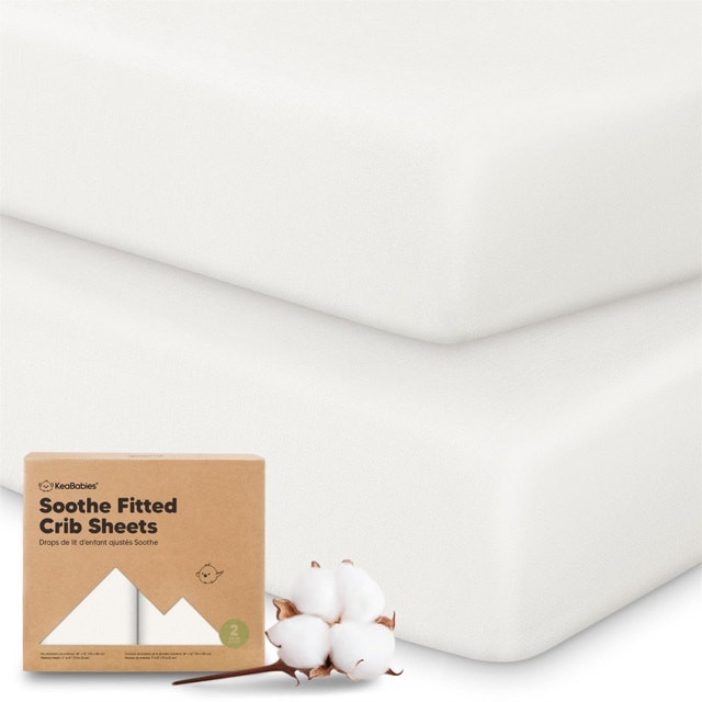 KeaBabies 2-pk Organic Cotton Crib Sheets