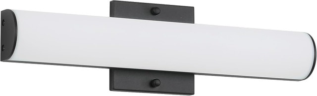 16" Matte Black Vanity Light Bar - Dimmable 18W 5500K LED