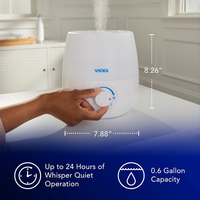 Vicks NaturalCare Cool Mist Ultrasonic Humidifier (VUL530) - photo 2
