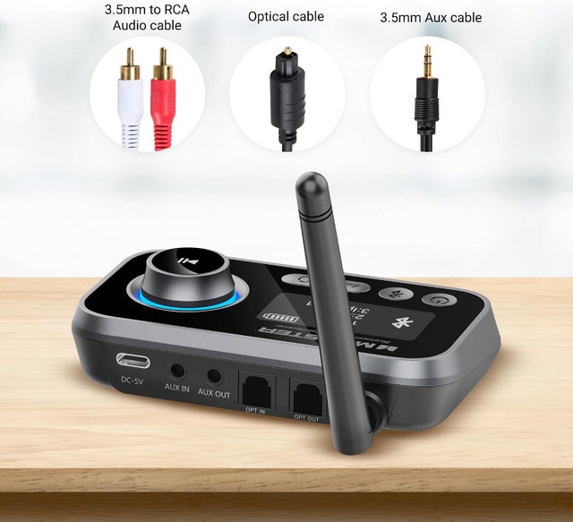 Monster Bluetooth 2 In 1 Wireless Audio Adapter - Black - photo 5