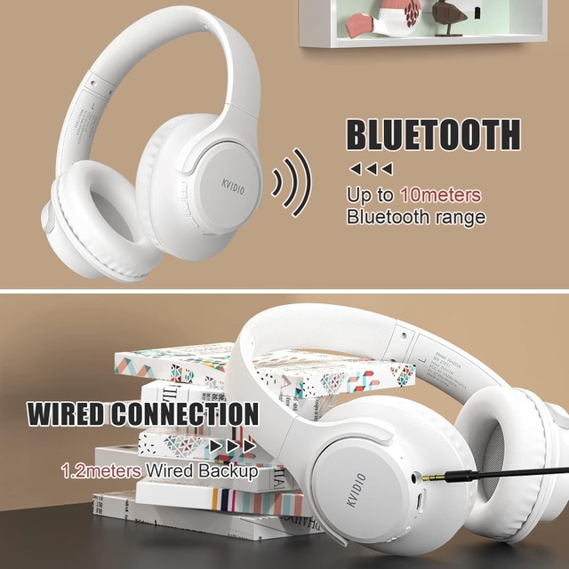 NEW Bluetooth Headphones Over Ear WH201A Wireless 65 Hrs. Mint - photo 4