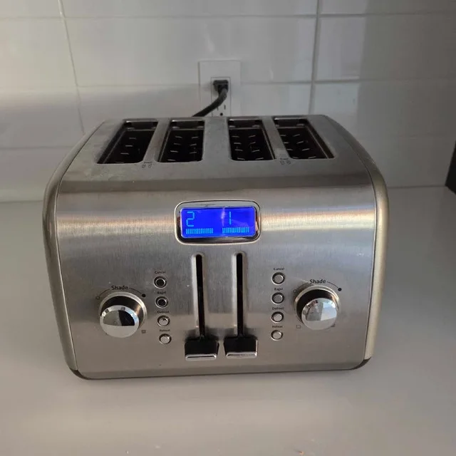KitchenAid 4-Slice Stainless Steel Toaster (Digital Display)