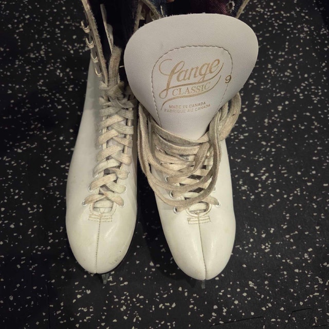 Lange Classic White Ice Skates (Womens / Ladies) Size 9 - photo 2