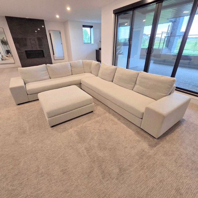 Showhome Custom Sectional Sofa + Large Ottoman (Down-Filled) - photo 2