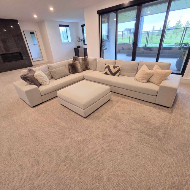 Showhome Custom Sectional Sofa + Large Ottoman (Down-Filled) - photo 3