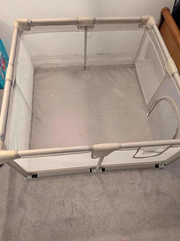 Playpen for baby with playmat bought Aug 2026